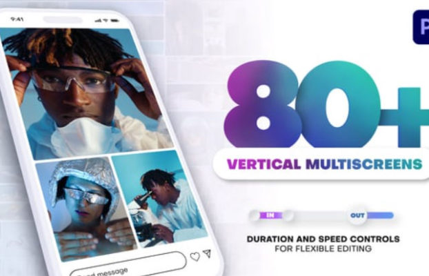 Videohive Vertical Multiscreen Transitions For Premiere Pro