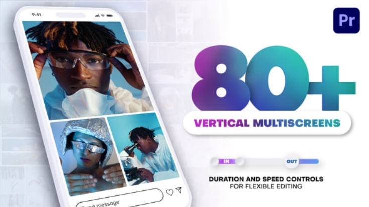 Videohive Vertical Multiscreen Transitions For Premiere Pro