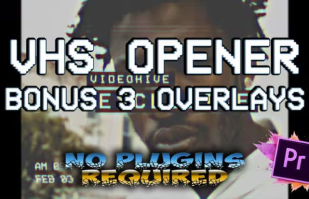 Videohive VHS Opener