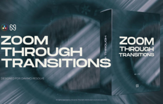 Videohive Zoom Through Transitions for DaVinci Resolve
