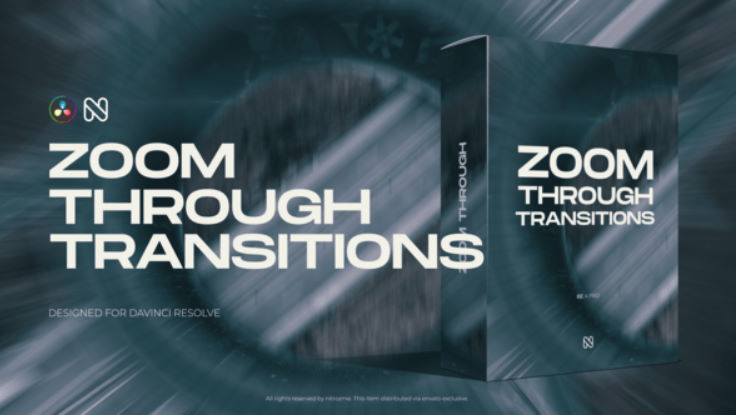 Videohive Zoom Through Transitions for DaVinci Resolve