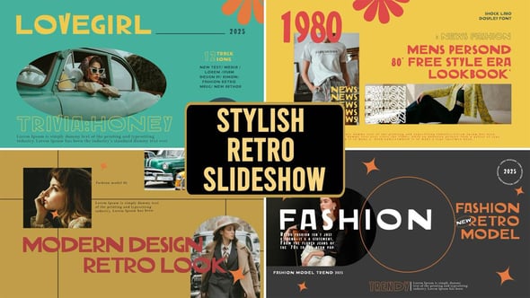 Videohive Stylish Retro Slideshow