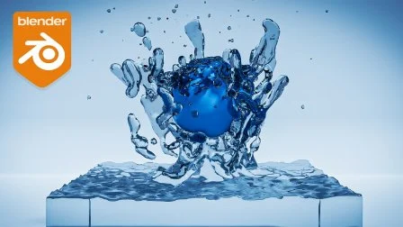 Fluid simulation in blender 4. 0. 2 By Cartony Life