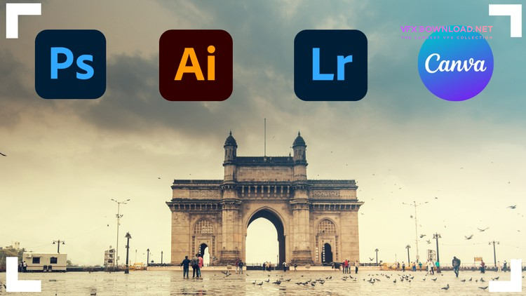 Udemy – Pro Photo Editing With Photoshop Illustrator Lightroom Canva