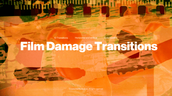 Videohive Film Damage Transitions