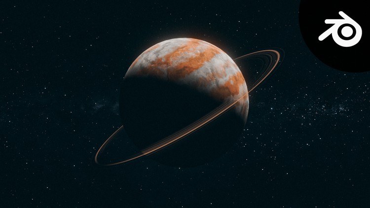 Blender Cosmos: Procedural Gas Planets with Blender By Yassine Larayedh