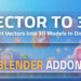 Blender Market Vector To 3D v1.0.0