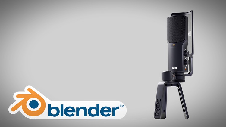 BLENDER: The Rode NT microphone creation masterclass By Mrawan Hussain