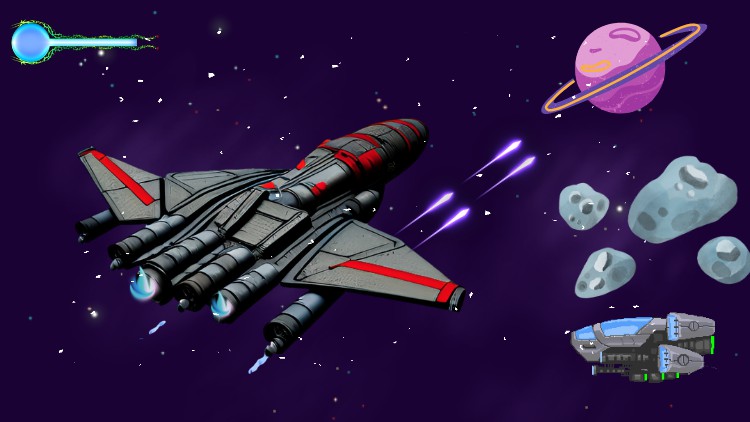 Complete 2D Space Shooter in Unity C# For Beginners 2024 By Giorgi Luarsabishvili