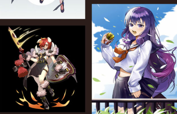 Wingfox – Electric Guitar Girl – The Whole Process of Creating a Japanese Character