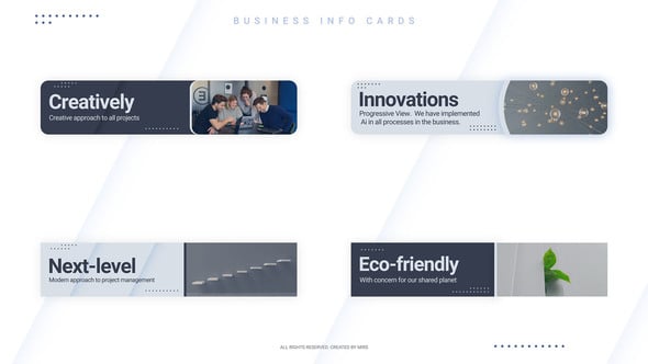 Videohive Business Info Cards