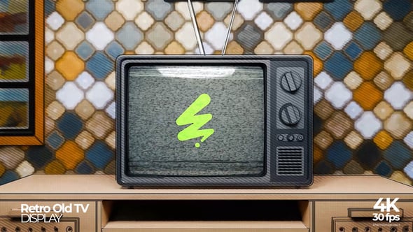 Videohive Retro Old TV Mockup