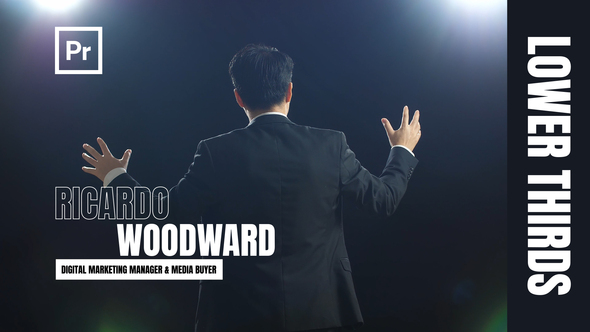 VideoHive 10 Corporate Lower Thirds for Premiere Pro