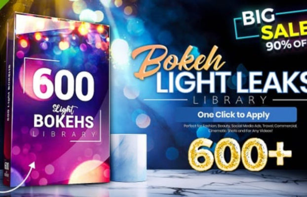 Videohive 600+ Bokeh [LIGHT LEAKS] Pack