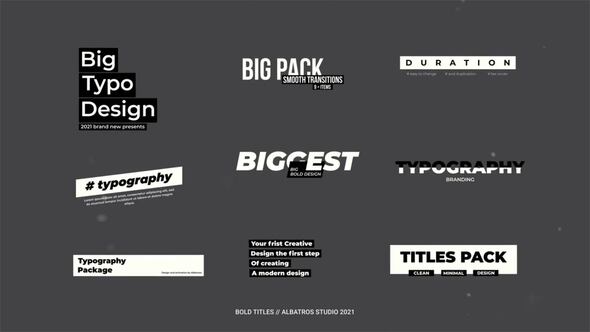 VideoHive Bold Titles 1.0 | FCPX