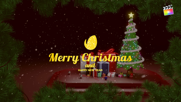VideoHive Christmas Logo For Final Cut Pro