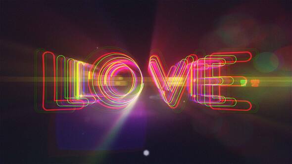 VideoHive Clean Glowing Titles