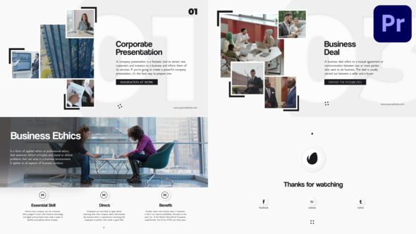 VideoHive Corporate Slideshow Presentation for Premiere Pro