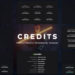 Videohive Credits for DaVinci Resolve