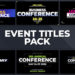 VideoHive Event Titles Pack 47027483