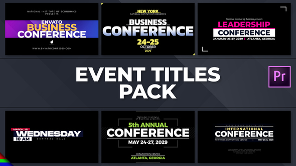 VideoHive Event Titles Pack