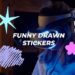 VideoHive Funny Drawn Stickers 53805494