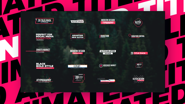 VideoHive Glitch Animated Text (FCPX)