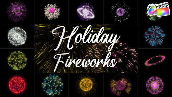 VideoHive Holiday Fireworks for FCPX