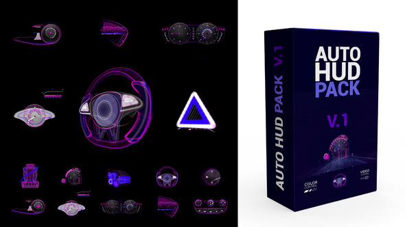 VideoHive HUD AUTO Pack V.1