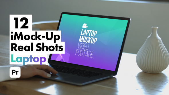 VideoHive iMock-Up Real Laptop for Premiere Pro