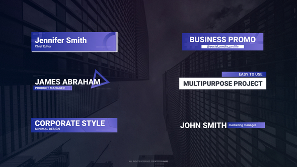 VideoHive Lower Thirds: Business (FCPX)