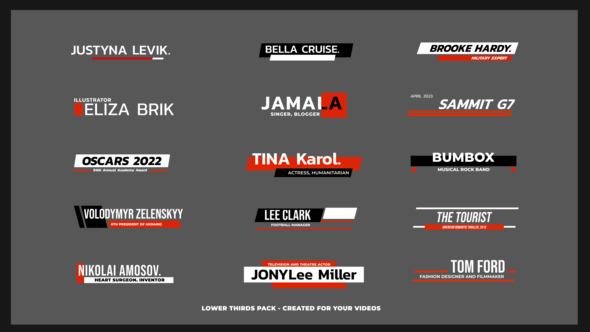 VideoHive Lower Thirds Pack | Final Cut Pro X