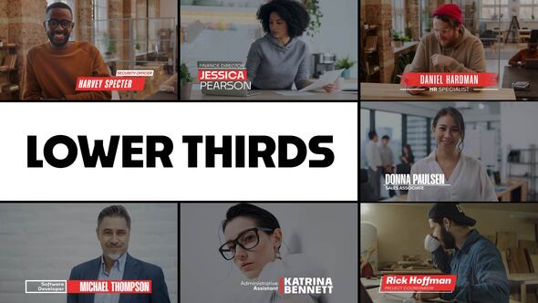 VideoHive Modern Lower Thirds | Premiere Pro