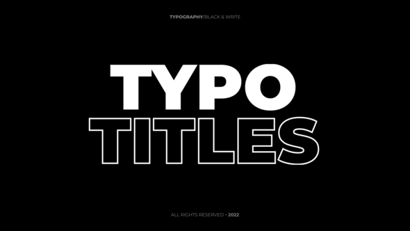 VideoHive Modern Titles – DR