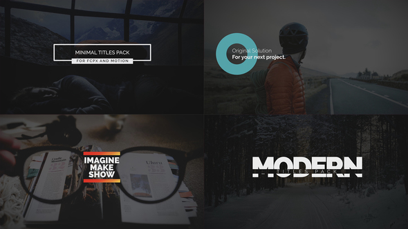 VideoHive Modern Titles Pack for FCPX