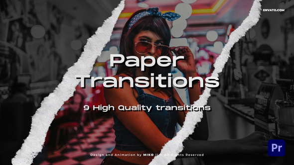 VideoHive Paper Transitions