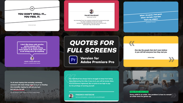 VideoHive Quotes for Full Screens
