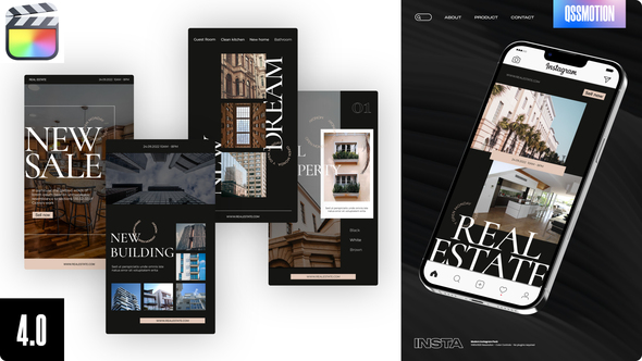 VideoHive Real Estate Stories For FCPX