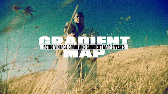 VideoHive Retro Vintage Grain And Gradient Map Effects | MOGRT
