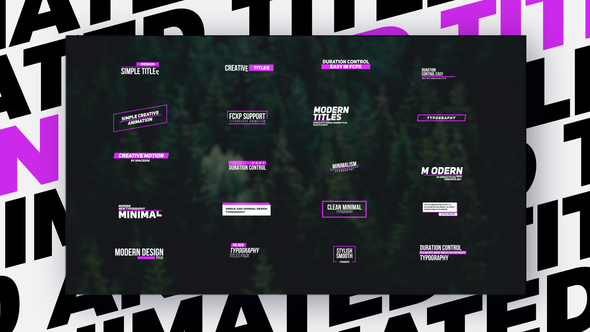 VideoHive Simple Animated Text (FCPX)
