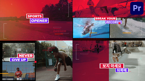 VideoHive Sports Opener for Premiere Pro