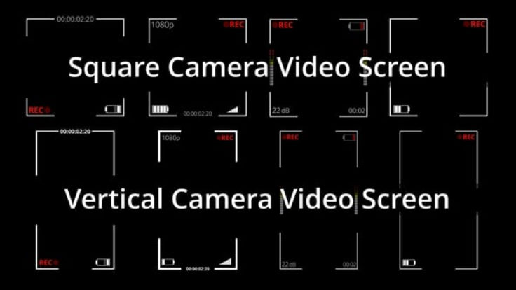 Videohive Square and Vertical Video Recording Screen