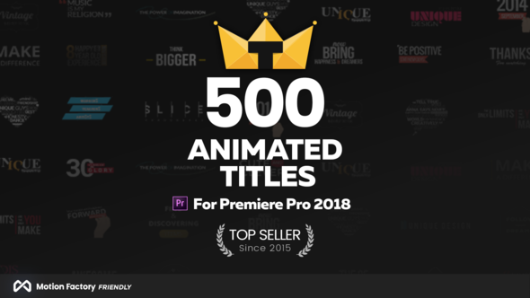 VideoHive TypoKing | Animated Titles & Kinetic Typography Text for Premiere Pro