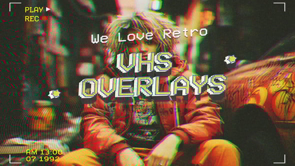 Videohive VHS Vintage Overlays Pack