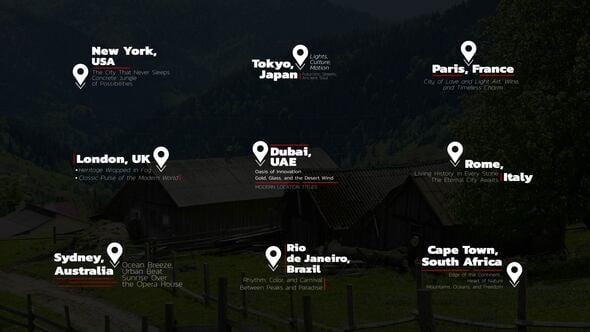 Videohive Location Titles Ae 58517062