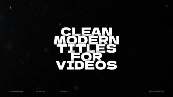 Videohive Big Text-Titles | After Effects
