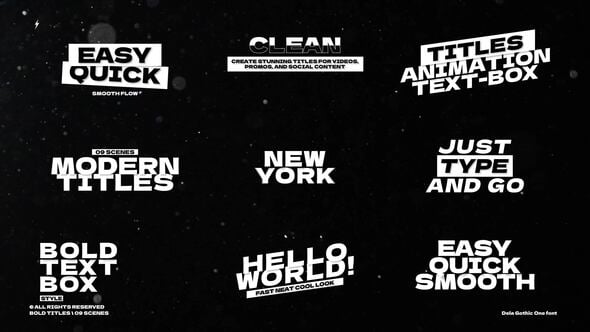 Videohive Big Text Titles | After Effects