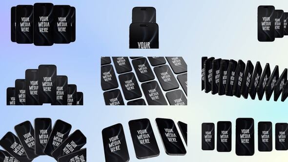 Videohive Stylish Multi-Frame Mockup for App Designers