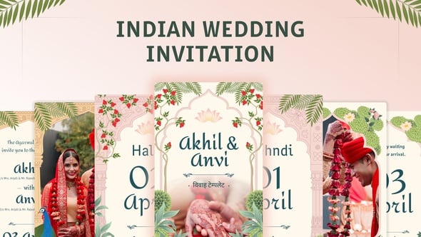 Videohive Indian Wedding Invitation 58514412