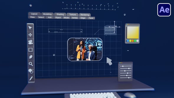 Videohive 3D Designer Logo